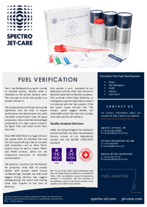 Fuel Verification Service for Superyachts
